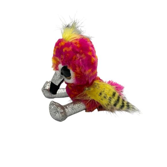 Coco Cones Coco Neon Collection Fliss the Flamingo Glittery Plush Stuffed Animal - Picture 2 of 6